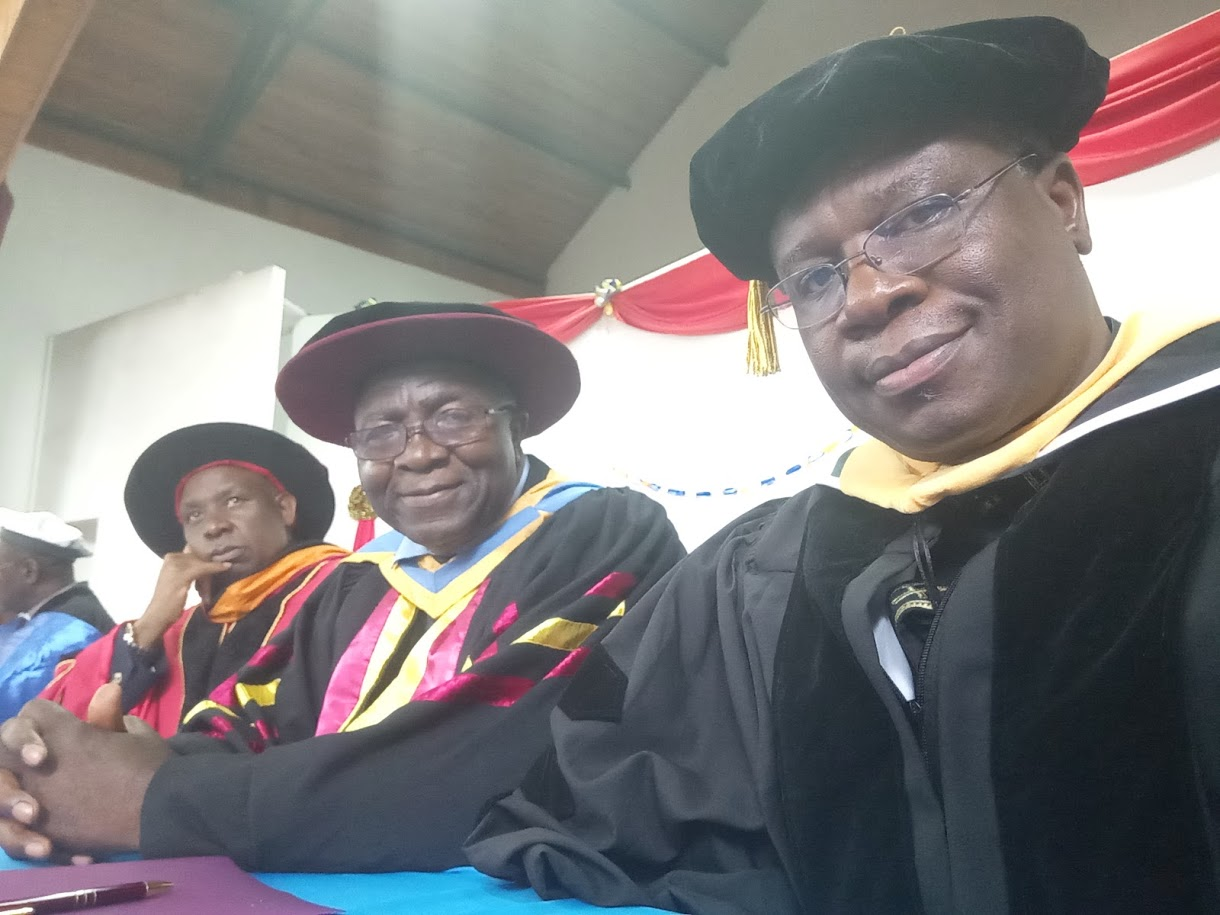 FROM L-R - PROF STEPHEN MBUGUA (VC CATHOLIC UNIVERSITY OF EASTERN AFRICA), REV DR FRANCIS VERYE (PRINCIPAL, MARIST INTERNATIONAL UNIVERSITY COLLEGE), REV DR JOYZY PIUS EGUNJOBI (AG. DIRECTOR, PSI)